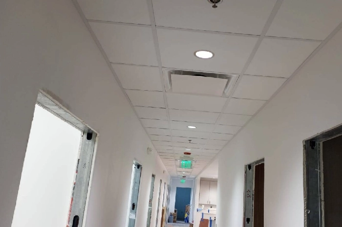 Acoustic Ceiling Installation